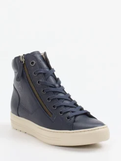 – High-Top Sneaker aus Kalbleder Dunkel*Paul Green Online