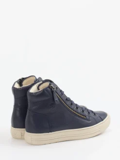 – High-Top Sneaker aus Kalbleder Dunkel*Paul Green Online