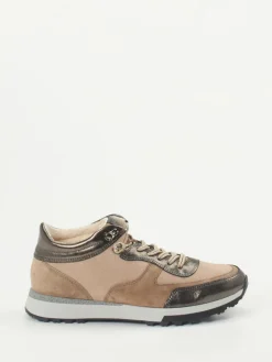 – High-Top Sneaker aus Veloursleder Sandbeige*Paul Green Best