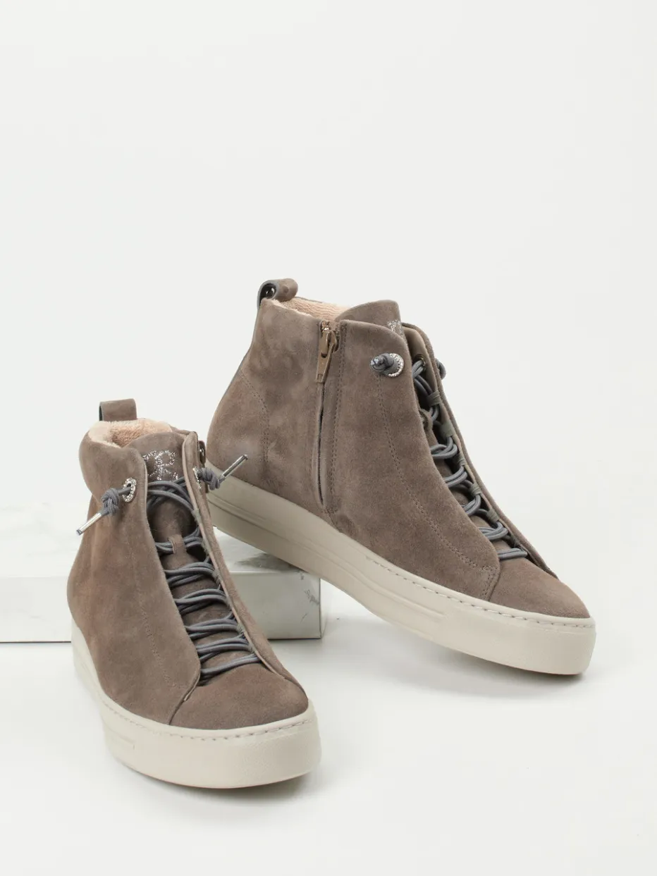 Damen Paul Green – High-Top Sneaker aus Veloursleder