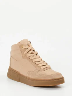– High-Top-Sneaker aus Veloursleder Beige*Paul Green Hot