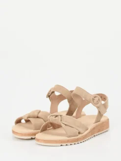 Damen Paul Green – Keilsandalette aus Veloursleder