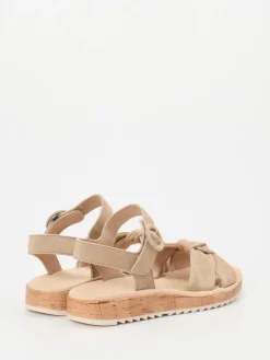 Damen Paul Green – Keilsandalette aus Veloursleder