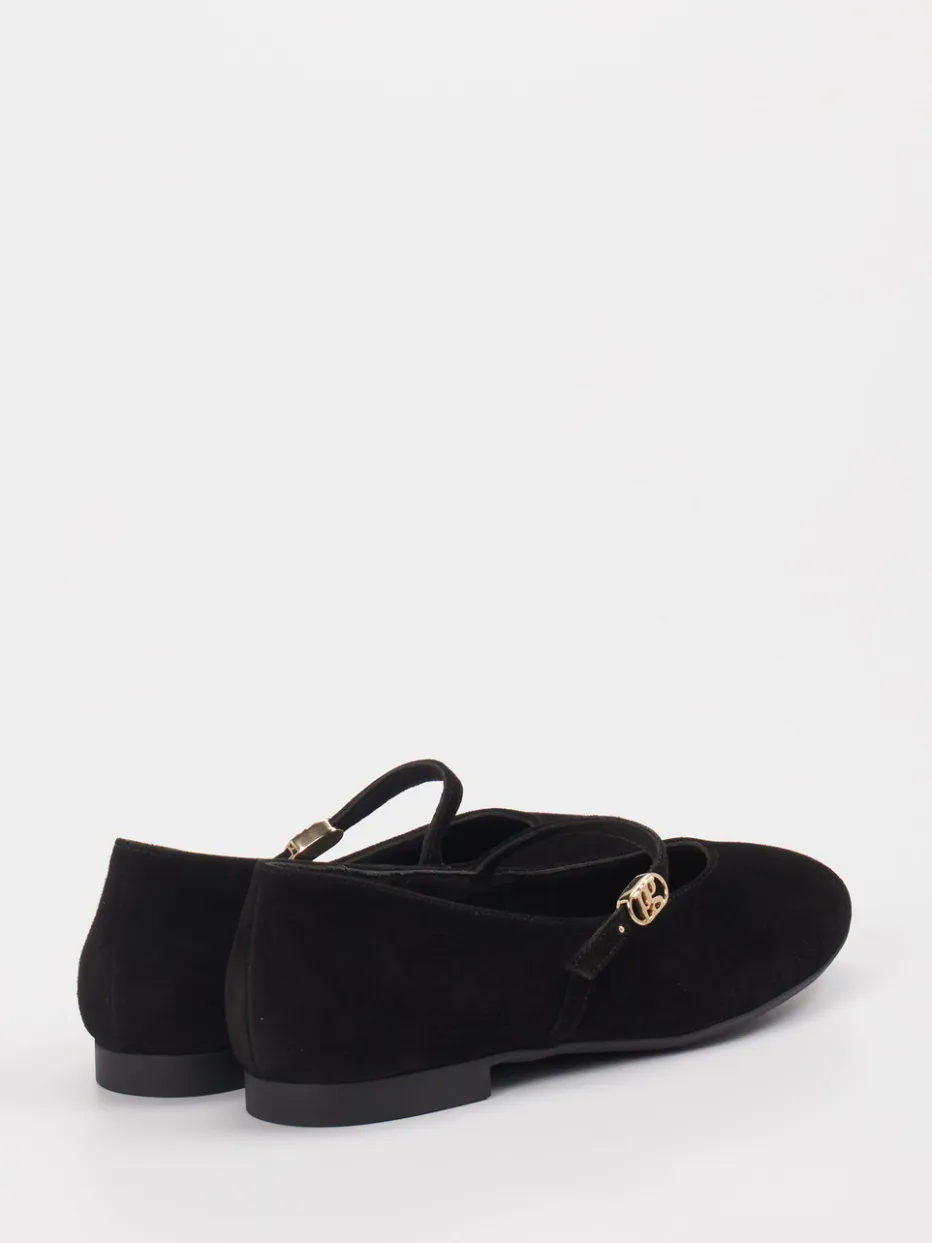 – Mary Jane Ballerinas aus Veloursleder*Paul Green Outlet