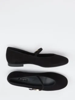 – Mary Jane Ballerinas aus Veloursleder*Paul Green Outlet