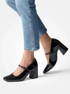 Damen Paul Green – Mary Jane Pumps aus Lackleder