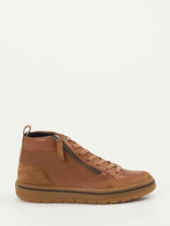 – Mid-Top Sneaker aus Kalbleder cognac*Paul Green Hot