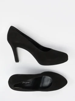 Damen Paul Green – Plateau-Pumps aus Veloursleder