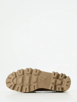 Damen Paul Green – Plateau-Schnürer aus Veloursleder cognac