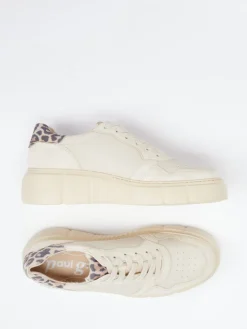 Damen Paul Green – Plateau-Sneaker aus Kalbleder in