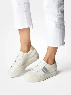 – Plateau-Sneaker aus Kalbleder in Offwhite*Paul Green
