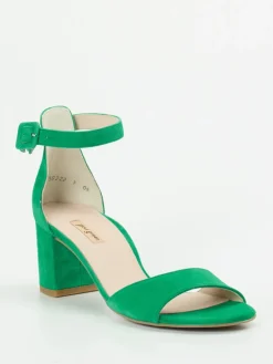 – Sandale aus Veloursleder in Gras*Paul Green Outlet