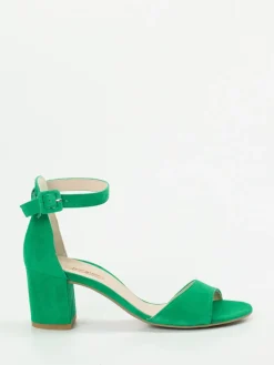 – Sandale aus Veloursleder in Gras*Paul Green Outlet
