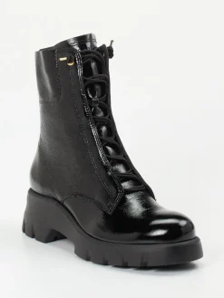 Damen Paul Green – Schnürboots aus Lackleder