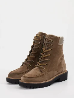 Damen Paul Green – Schnürboots aus Veloursleder