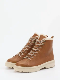 – Schnürstiefelette aus Kalbleder cognac*Paul Green Discount