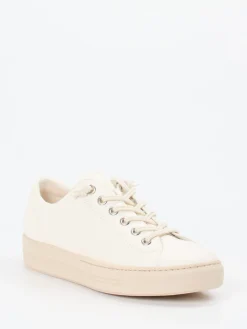 Damen Paul Green – Sneaker aus Kalbleder creme