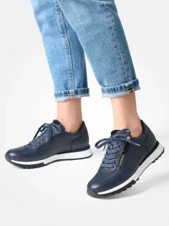 Damen Paul Green – Sneaker aus Kalbleder Dunkel