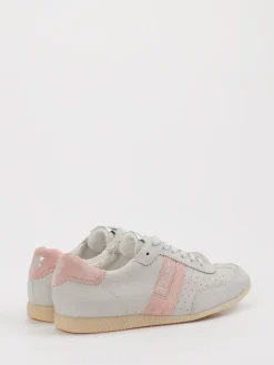 Damen Paul Green – Sneaker aus Ledermix in Offwhite