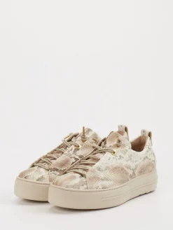 – Sneaker aus Leder mit Schlangenprägung*Paul Green Best