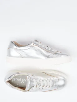 – Sneaker aus Metallicleder*Paul Green New