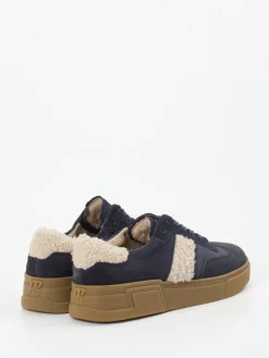 Damen Paul Green – Sneaker aus Veloursleder mit Teddyfutter