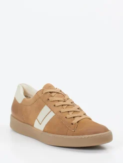 – Sneaker aus Veloursleder Cognac*Paul Green Clearance