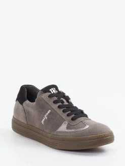 – Sneaker aus Veloursleder in Taupe*Paul Green