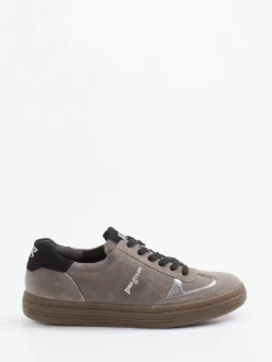 – Sneaker aus Veloursleder in Taupe*Paul Green
