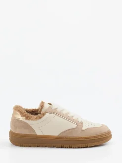 – Sneaker aus Velourleder in Creme-Beige*Paul Green Sale