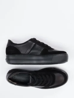 Damen Paul Green – Sneaker aus Velour/Leder