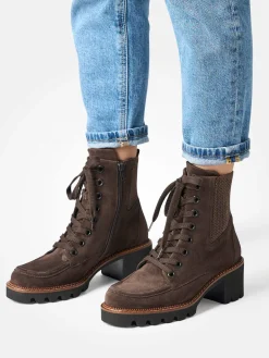 – Stiefelette aus Veloursleder schoko*Paul Green Sale