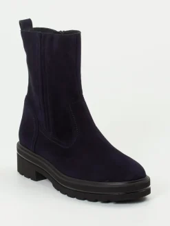 – Stiefeletten aus Veloursleder Dunkel*Paul Green