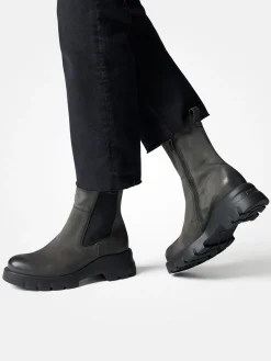 Damen Paul Green – Stiefeletten aus Nubukleder