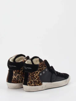 Damen Philippe Model – High-Top Sneaker aus Veloursleder