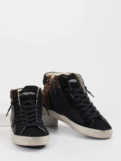 Damen Philippe Model – High-Top Sneaker aus Veloursleder