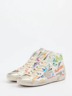 Damen Philippe Model – High-Top Sneaker aus Textil mit Glitzer