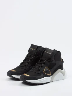 – High-Top Sneaker aus Veloursleder*Philippe Model Online