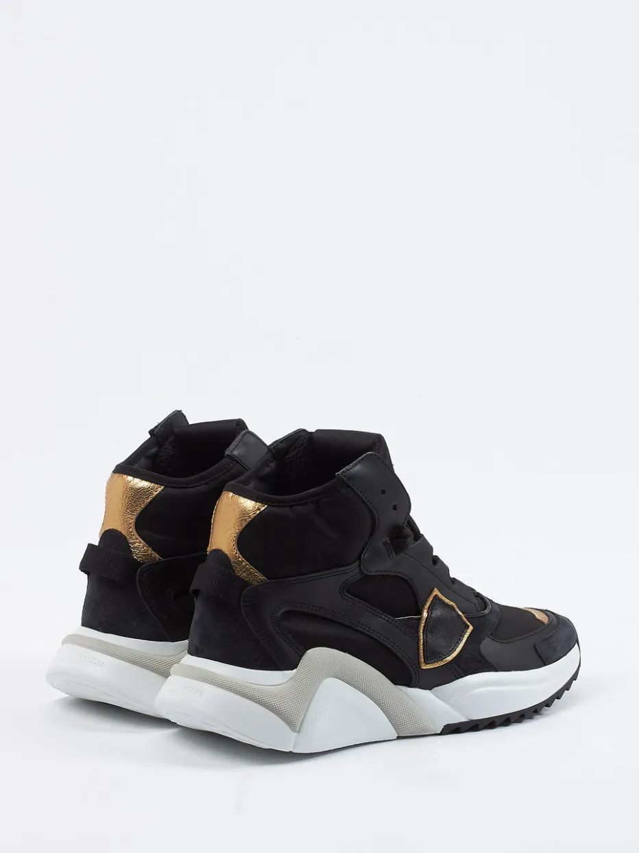 – High-Top Sneaker aus Veloursleder*Philippe Model Online