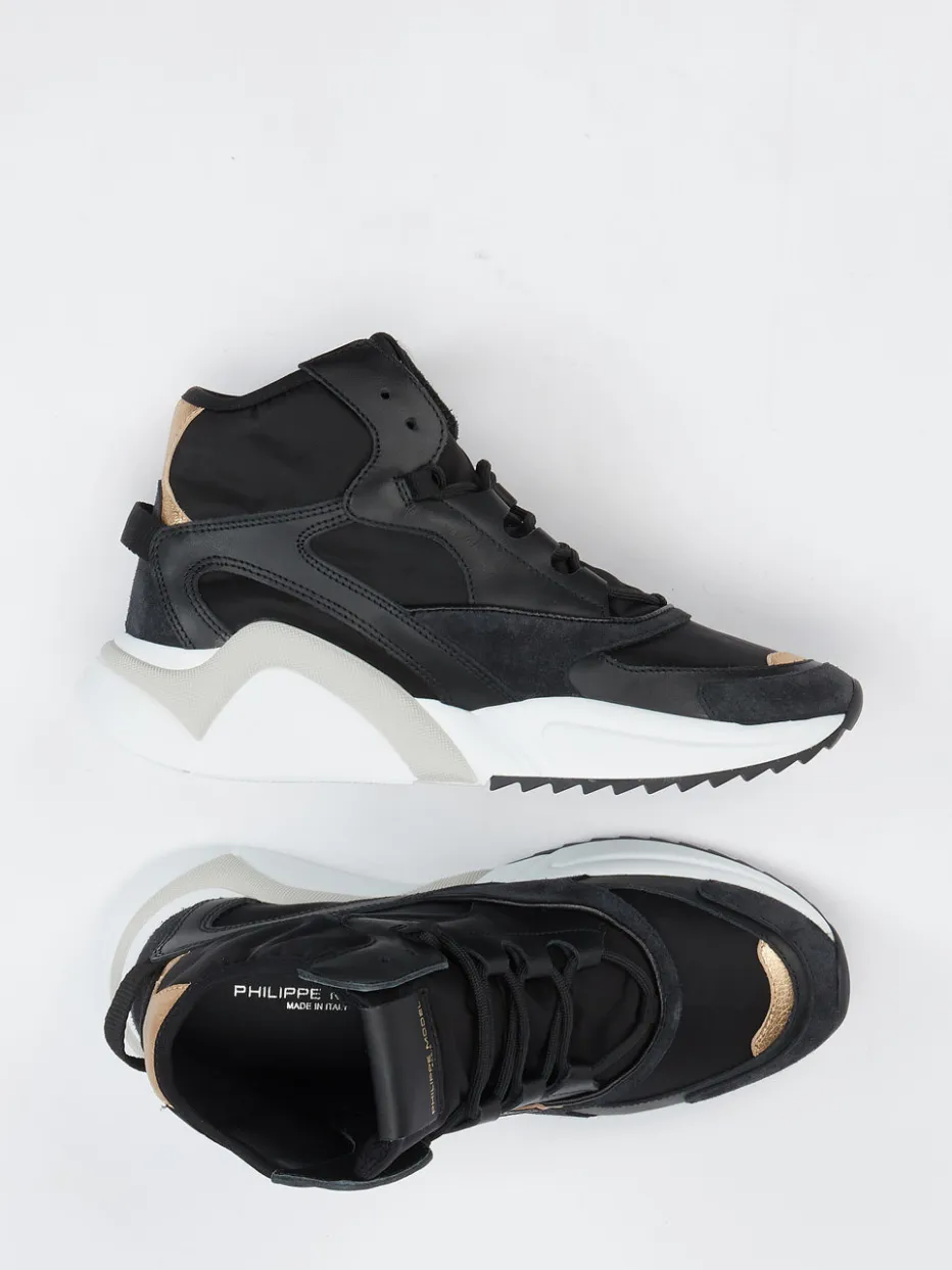 – High-Top Sneaker aus Veloursleder*Philippe Model Online
