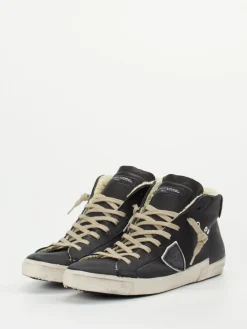 – High-Top-Sneaker aus Veloursleder*Philippe Model Hot