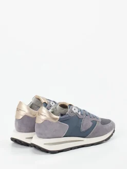 Damen Philippe Model – Retro-Runner aus Veloursleder