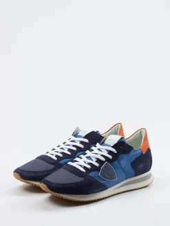 Herren Philippe Model – Retro-Sneaker aus Veloursleder