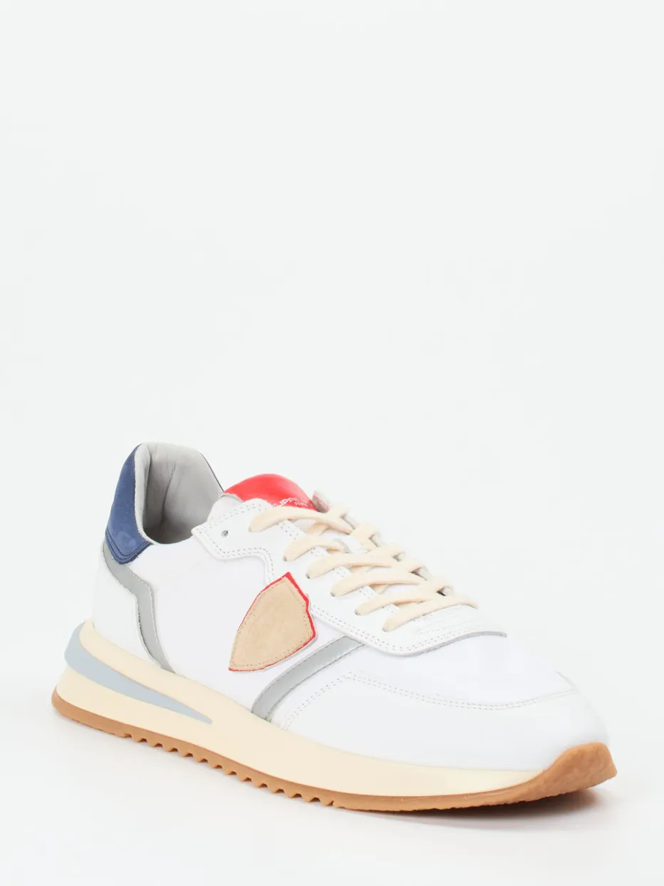 Herren Philippe Model – Retro-Sneaker aus Kalbleder Offwhite