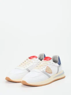 Herren Philippe Model – Retro-Sneaker aus Kalbleder Offwhite