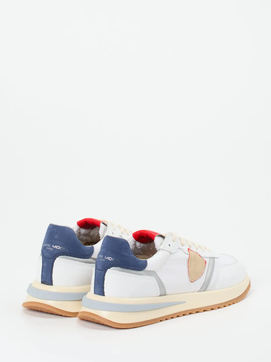 Herren Philippe Model – Retro-Sneaker aus Kalbleder Offwhite