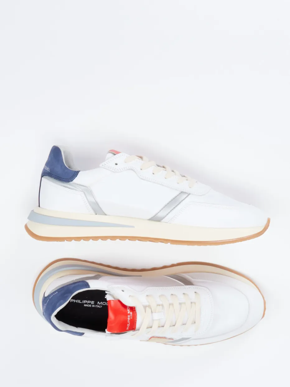 Herren Philippe Model – Retro-Sneaker aus Kalbleder Offwhite