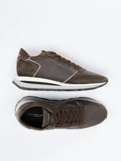 – Retro-Sneaker aus Veloursleder*Philippe Model Sale