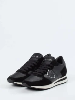 Damen Philippe Model – Retro-Sneaker aus Veloursleder