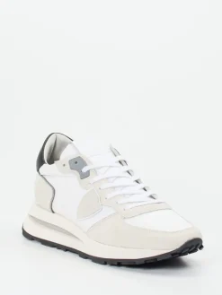 Herren Philippe Model – Retro-Sneaker aus Veloursleder Off-White